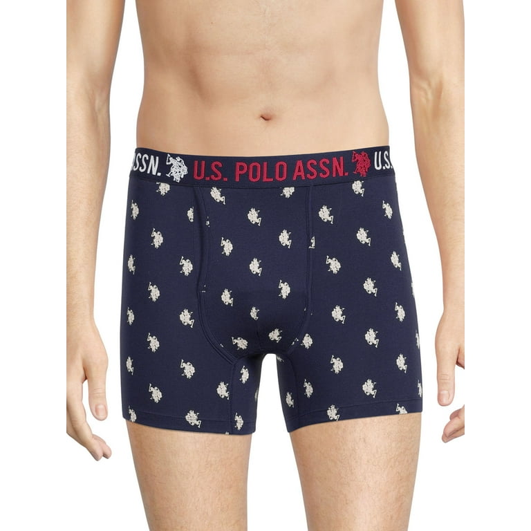 U.S. Polo Assn. Men's Cotton Stretch String Bikini Underwear, 6-Pack