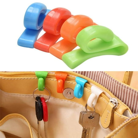 Eutuxia Key Clip Organizer Hook Hangers. Keep Your Keys Organized in Your Bag & Purse. Compact, Portable, Colorful & Handy Clips. Suitable for All Types of Handbags. [4