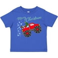 thumbnail image 3 of Inktastic Merry Christmas Santa Drives a Monster Truck Boys or Girls Toddler T-Shirt, 3 of 5