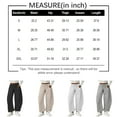 thumbnail image 3 of KDDYLITQ Sweatpants Women Baggy Elastic Waisted Casual Sweat Pants Barrel Wide Leg Sweatpants Cotton Fashion Active Pants Trendy Gym Trousers with Pockets Black M, 3 of 7