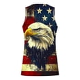 thumbnail image 2 of Mens 250th Anniversary USA Tank Tops 4th of July Shirts American Flag Patriotic T-Shirt Independence Day Graphic Round Neck Sleeveless Pullover Blouse Gold XXL, 2 of 4