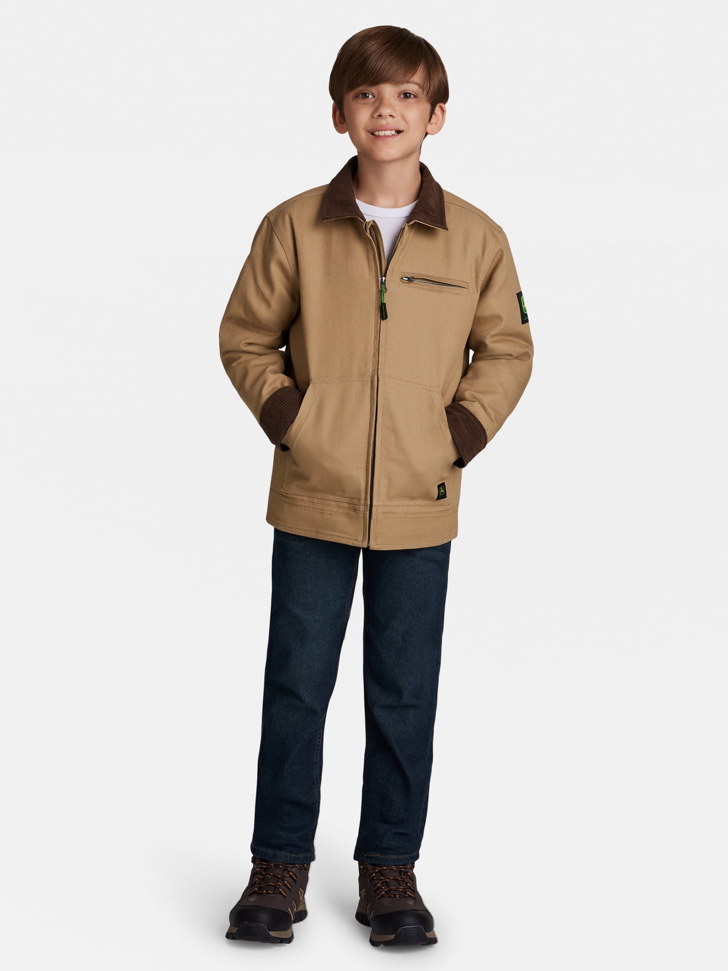 John Deere Boy's Canvas Tractor Jacket, Sizes 4 - 16
