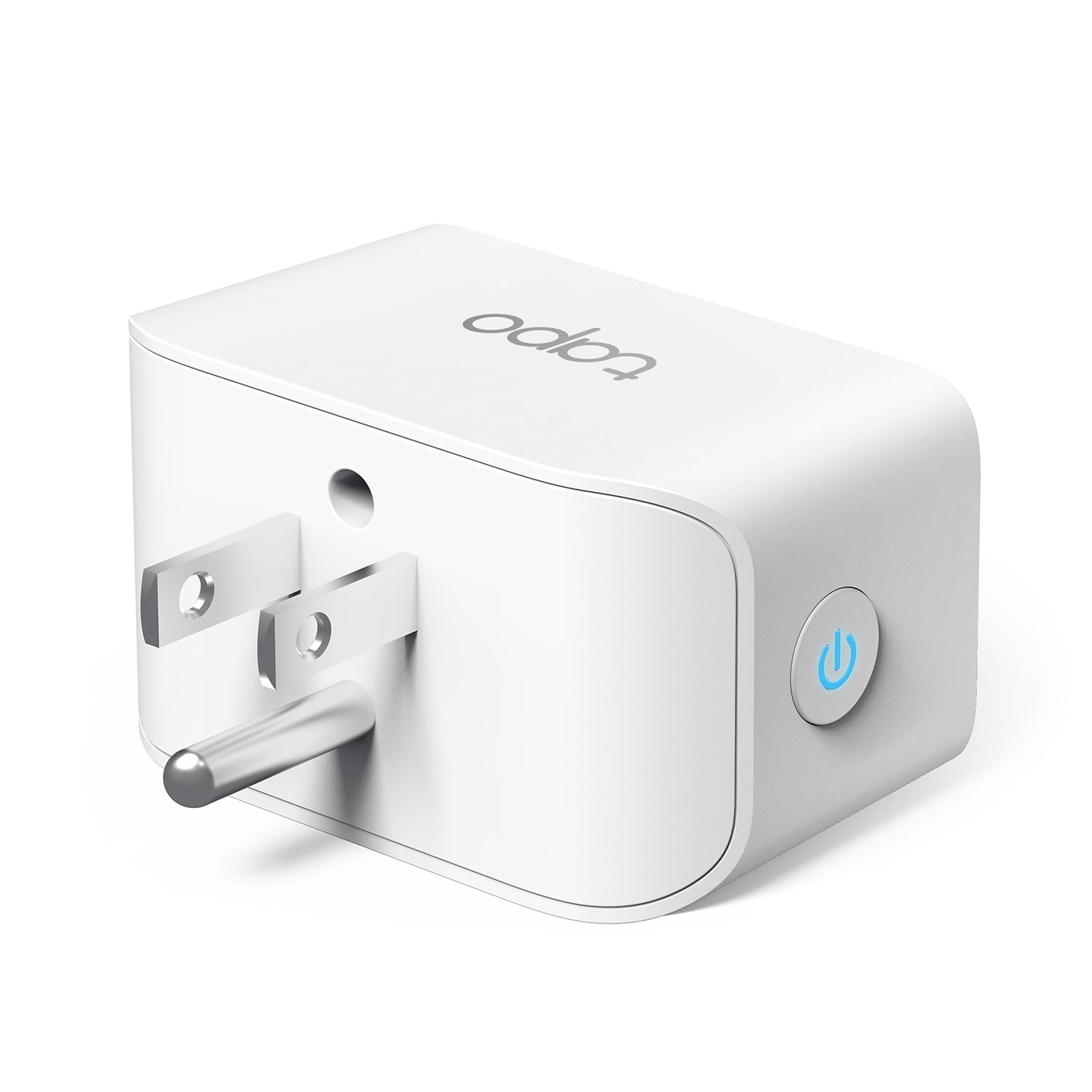 TP-Link Tapo Mini Smart Wi-Fi Plug, Matter Certified, UL Certified, Works with Google Home & Samsung SmartThings, 15A/1800W Max, 2.4G Wi-Fi Only, White. PW15