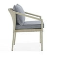 thumbnail image 5 of Alaterre Furniture Windham All-Weather Wicker 4 Piece Outdoor Conversation Set, 5 of 12