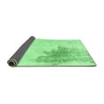 thumbnail image 2 of Ahgly Company Indoor Square Solid Emerald Green Modern Area Rugs, 5' Square, 2 of 4