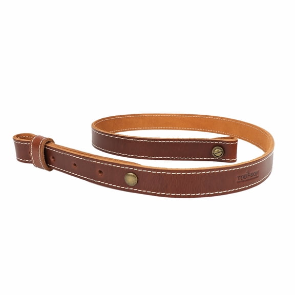 Tourbon  Buffalo Leather Sling for Hunting  Adjustable Shoulder Strap- Brown