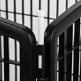 thumbnail image 2 of IRIS USA 34" Exercise 8-Panel Pet Playpen, for Small Medium Large Dogs, Keep Pets Secure, Easy Assemble, Rust-Free, Heavy-Duty Molded Plastic, Customizable, Black, 2 of 4