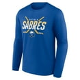 thumbnail image 2 of Men's Royal Buffalo Sabres Covert Logo Long Sleeve T-Shirt, 2 of 3