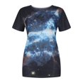 thumbnail image 3 of Pompotops T-shirt Décontracté pour Femmes Imprimé Graphique 3D Col Rond Hauts Basiques Amples, 3 of 6