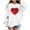 White, variant on Girls Crewneck Sweatshirt Long Sleeve Pullover Tops Drop Shoulder Sweatshirts Solid Color for 3-14 Years White 11-12 Years
