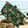 thumbnail image 4 of Taicans Sloth Beach Towel,Microfiber Oversized Beach Towel,Microfiber Bath Towel for Sloth Lovers,Funny Sand Free Quick Dry Travel Towels 30x60 in A, 4 of 5