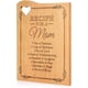 thumbnail image 1 of Tabla de cortar de madera para mamá – Grabado con poema de la madre – Tabla de cortar de cocina de 12.0 x 10.0 in, regalo con un corte en forma de corazón – Regalos de cocina para el día de la madre, 1 of 6