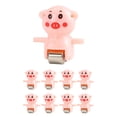 thumbnail image 4 of Accesorios de juguete para montaña rusa, pistas eléctricas, piezas de juego, adorables, reemplazables, para escalar 9 piezas de cerdo, 4 of 9