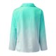 thumbnail image 5 of Camisas abotonadas de manga larga con cuello en V fruncido para mujer Tops delgados versátiles Pompotops FGAJ13717, 5 of 5