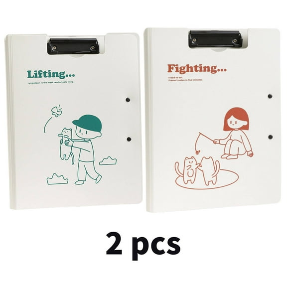 CCOCC 2 Pcs Clipboard,Calculator Storage Clipboard with Storage,High-Precision Touch Clip Board,Style 10