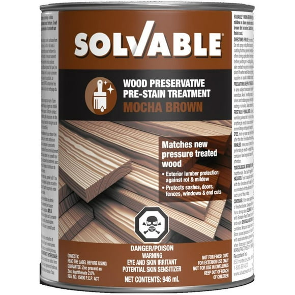 Wood Preservative - Mocha Brown, 946 ml