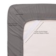 thumbnail image 3 of Sweet Home Collection Polyester Microfiber Sheet Sets, Queen, Gray, 3 of 3