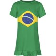 thumbnail image 4 of British Flag Girl's Dress Summer Crew Neck Children's T-Shirt Tops Casual Wear, 4 of 10