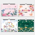 thumbnail image 2 of Flower Calendar Planner Floral Monthly Planner Years Vintage Cover Calendar Weekly Schedule Student Class Notebook, 2 of 9