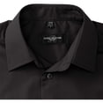 thumbnail image 2 of Russell Collection Mens Long Sleeve Poly-Cotton Easy Care Tailored Poplin Shirt, 2 of 2