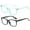 Blue + Black, variant on OWL Square Blue Light Blocking Glasses for Adults (2 Pack)