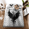 thumbnail image 4 of Viking Doona Cover - Raven Vegvisir - Viking Quilt Bed Set Rlt12, 4 of 5