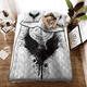 thumbnail image 4 of Viking Doona Cover - Raven Vegvisir - Viking Quilt Bed Set Rlt12, 4 of 5