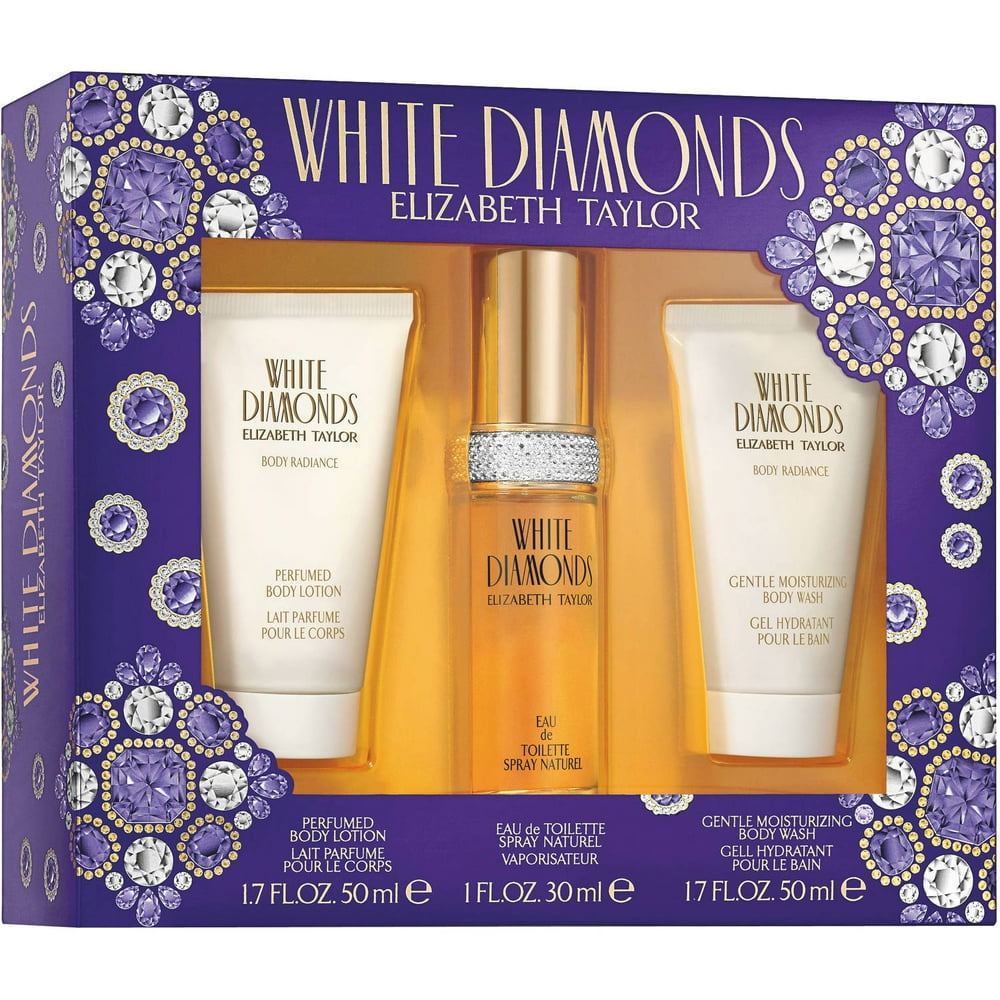 Elizabeth Taylor White Diamonds Fragrance Gift Set, 3 pc