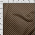 thumbnail image 3 of oneOone Cotton Silk Brown Fabric Check Sewing Craft Projects Fabric Prints By Yard 42 Inch Wide-TC, 3 of 6