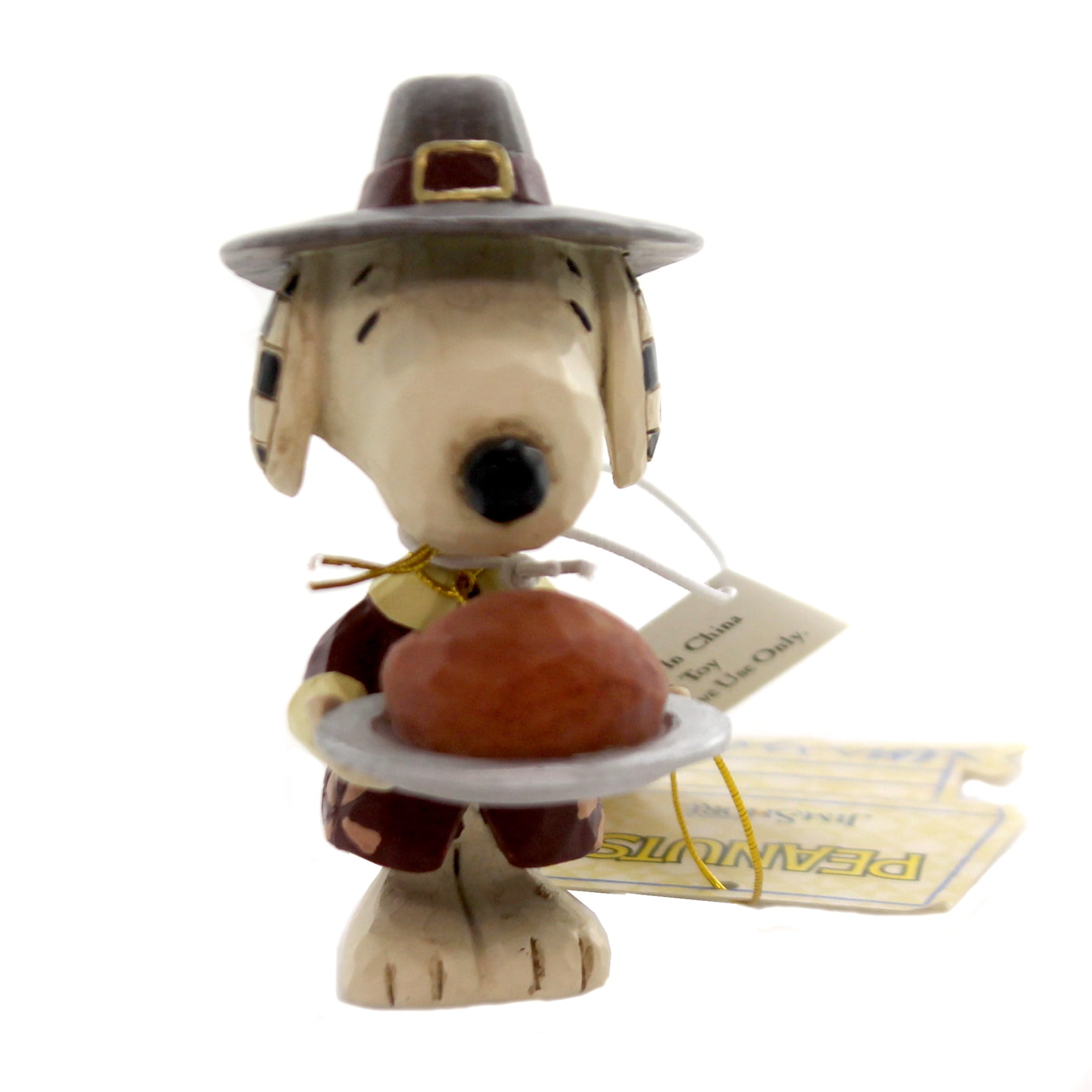 Peanuts Thanksgiving Snoopy as a Pilgrim Jim Shore Mini Figurine 6002779 