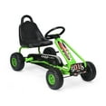thumbnail image 2 of CIPACHO 4 Wheel Pedal Powered Ride On with Adjustable Seat, Electric Go Kart Drift Carts for Kids Ages 3-6, Green, 2 of 10