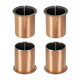 thumbnail image 1 of Uxcell 4Pcs Cojinete de Manga con Brida, 35mm x 39mm x 50mm, Cojinetes de Bronce Sinterizado Autolubricantes, 1 of 6