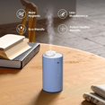 thumbnail image 2 of Waterless Diffuser for Essential Oil, Battery Operated Nebulizer, 0.7 Fl.Oz./ 20mL Mini Scent Air Machine, 3 Countdown Timers & 3 Mist Levels for Home, Room, Car, Office - AN6 Light Steel Blue, 2 of 6