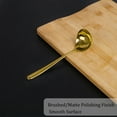 thumbnail image 1 of 7.8" Stainless Steel Cooking Supplies Gold Tone Soup Ladle Spoon, 1 of 7