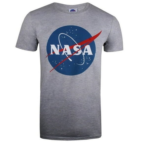 NASA Mens Circle Marl Logo T-Shirt