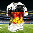 thumbnail image 2 of Soccer Jersey Shirts Men German Casual For Soft Comfortable Athletic Top Graphic Jerseys Football Size L, 2 of 3
