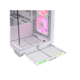 thumbnail image 4 of CORSAIR 3500X ARGB Tempered Glass Mid-Tower PC Case, White – 3x Pre-Installed RS120 ARGB Fans – Reverse Connection Motherboard Compatible – Fits up to 10x 120mm Fans, 4 of 16