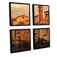 thumbnail image 2 of ArtWall Kathy Yates "Florence Charm" 4-Piece Floater Framed Canvas Square Set, 2 of 2