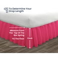 thumbnail image 5 of SGI Bedding 9 Inch Ruffled Bed Skirt | Microfiber Bed Skirt | Fade Resistant, Wrinkle Free, Anti-static, Decorative, Extra Storage Space, Clutter-Free |Olympic Queen, Hot Pink, 5 of 8
