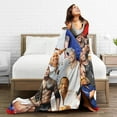 thumbnail image 5 of Blanket Dwayne Douglas Johnson Soft and Comfortable Warm Fleece Throw Blankets Gift for Room Sofa Office Bed car Camp Couch Decoration Cozy Plush Beach Blankets All Season, 5 of 5