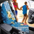 thumbnail image 3 of Garronmavis Tribal Plumeria 1 PC Sweat-Resistant Front Car Towel Seat Cover Easy Installation Universal Fit Sports Outdoor Seat Protector for Cars SUVs Trucks Sedans Vans, 3 of 8