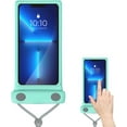 thumbnail image 1 of Funda impermeable para teléfono celular – Teléfono impermeable bajo el agua, funda transparente impermeable para teléfono para lluvia, pesca, kayak, máxima protección para teléfono, 1 of 5