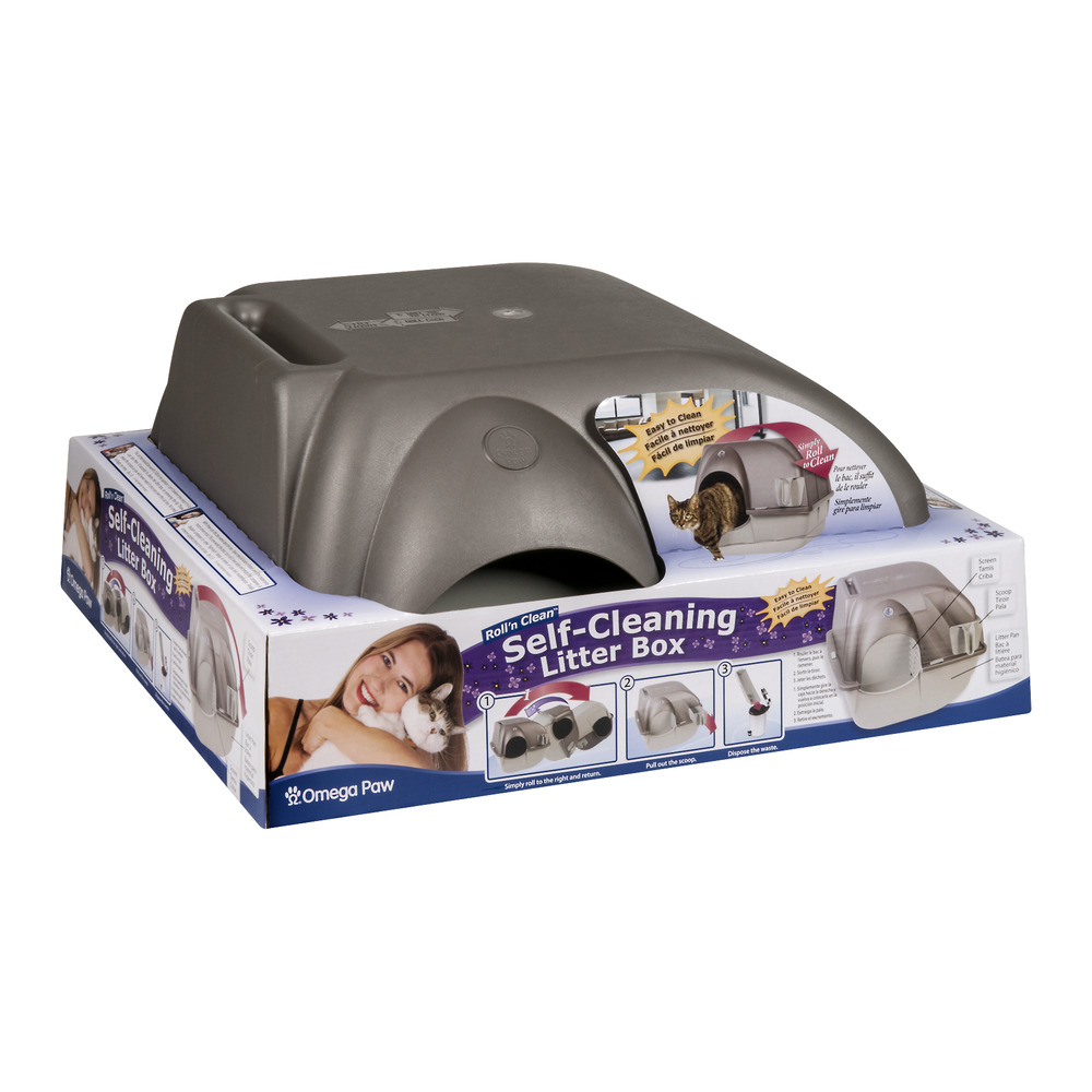 Self Cleaning Cat Litter Box Pull Out Tray Easy Usage Clean Controls