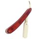 thumbnail image 5 of Men Stainless Steel Manual Beard Blade Holder Professional Beech Handle Barber Straight Beard Trimmer Rack, 5 of 5