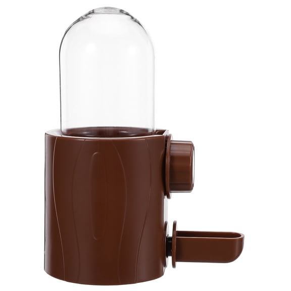 DEEPCRAFF Automatic Water Feeder for Birds Light Brown Supporting Multiple Bird Species