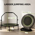 thumbnail image 6 of Verviso 40"/46"/50" Bungee Rebounder Mini Trampoline for Adults, Foldable & Quiet Indoor Fitness Trampoline with Adjustable Handlebar, 460LBS Capacity, 6 of 10