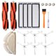 thumbnail image 1 of Kit de accesorios para aspiradora Xiaomi: 2 cepillos principales, 6 cepillos laterales, 4 filtros, 4 filtros de tanque, 1 peine, 1 destornillador y 2 paños de limpieza. Ideal para modelos RoboVac, 1 of 6