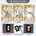 thumbnail image 3 of Yayeee Blank Wall Plate Cover 1-Gang 4.5"x2.7" Home Unused Decorative Outlet, Orange Watercolor Bees, 3 of 7