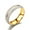 Gold, variant on Titanium Steel U Shaped Rings for Couples Wedding Gift Band European American Electroplated Anniversary Promise Jewelry