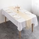 thumbnail image 5 of 1pc Multicolor Satin Table Runner Autumn Table Runner For Dining Table Christmas Wedding Decoration Red Chemble Mariage 30*275cm, 5 of 5